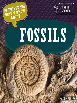 cover image of 20 Things You Didn't Know About Fossils
